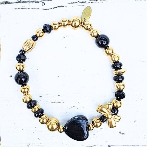 Label Six Kralenarmband Black Tie