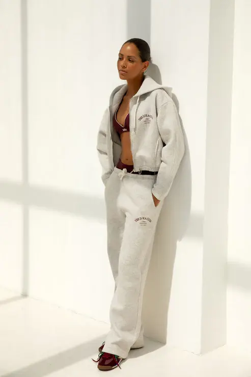 The Lola Club Maya Pants Grey Melange