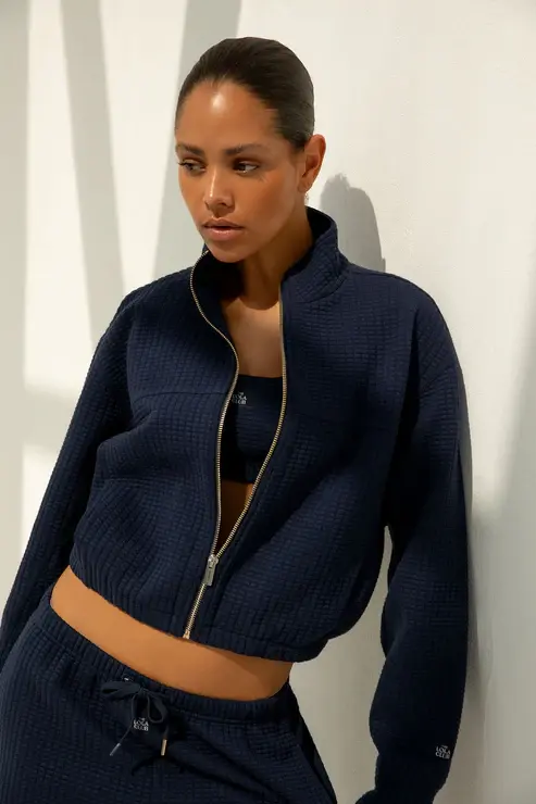 The Lola Club Lena Cardigan Navy