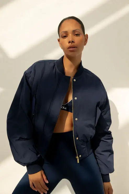 The Lola Club Leah Bomber Navy