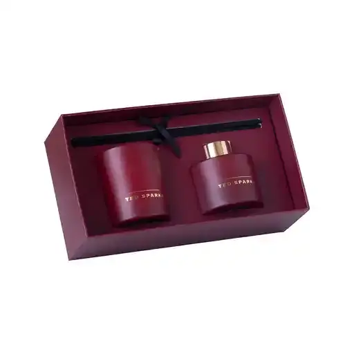 Ted Sparks Candle & Diffuser gift set Amber & Woods