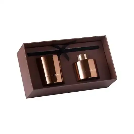 Ted Sparks Candle & Diffuser Gift Set Almond & Cinnamon 