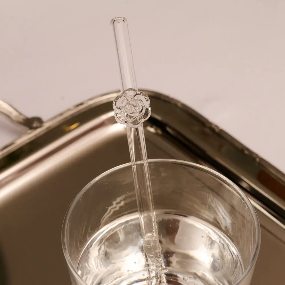 Lepelclub Rose Straws Set of Four