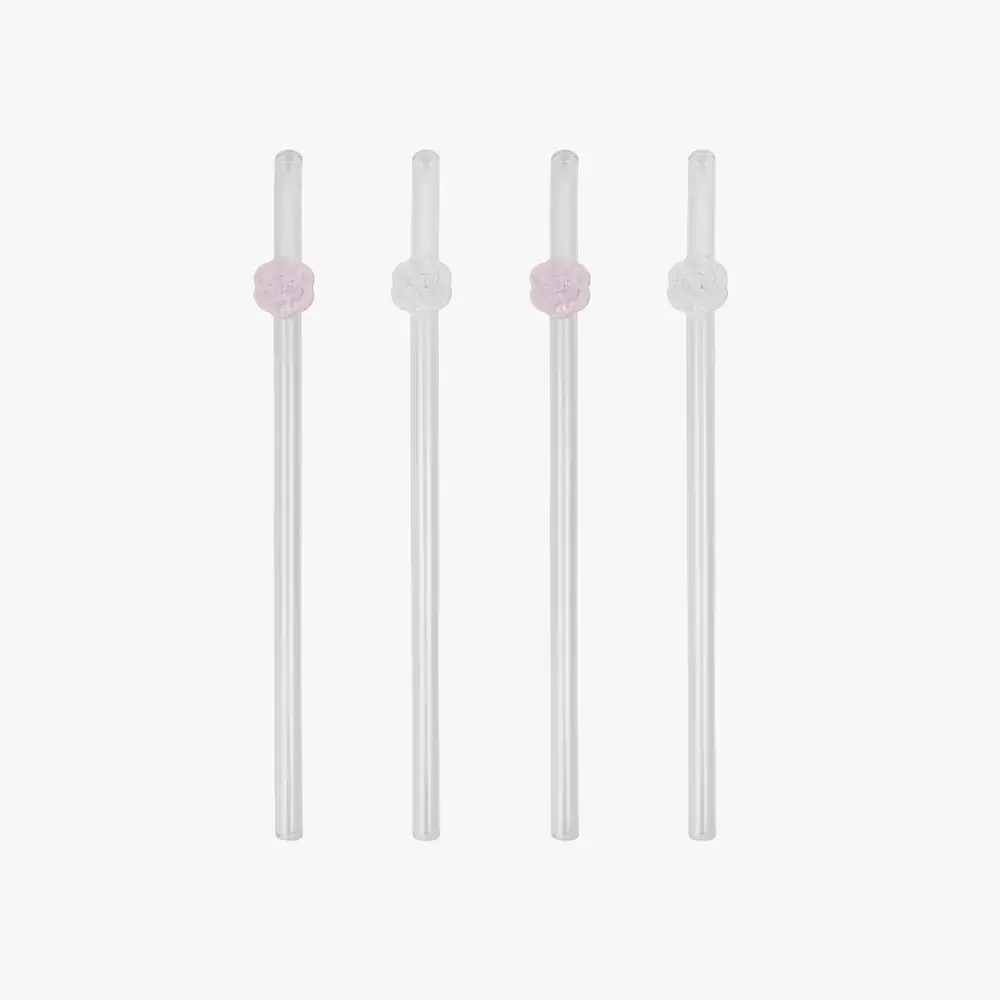 rose_straw_set Lepelclub Rose Straws Set of Four
