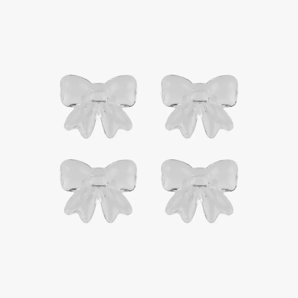 Lepelclub Bow Napkin Ring Set of Four