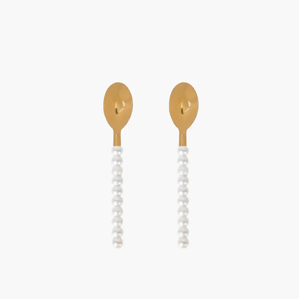 lepel_parel_studio Lepelclub Set of Two Pearl Spoons