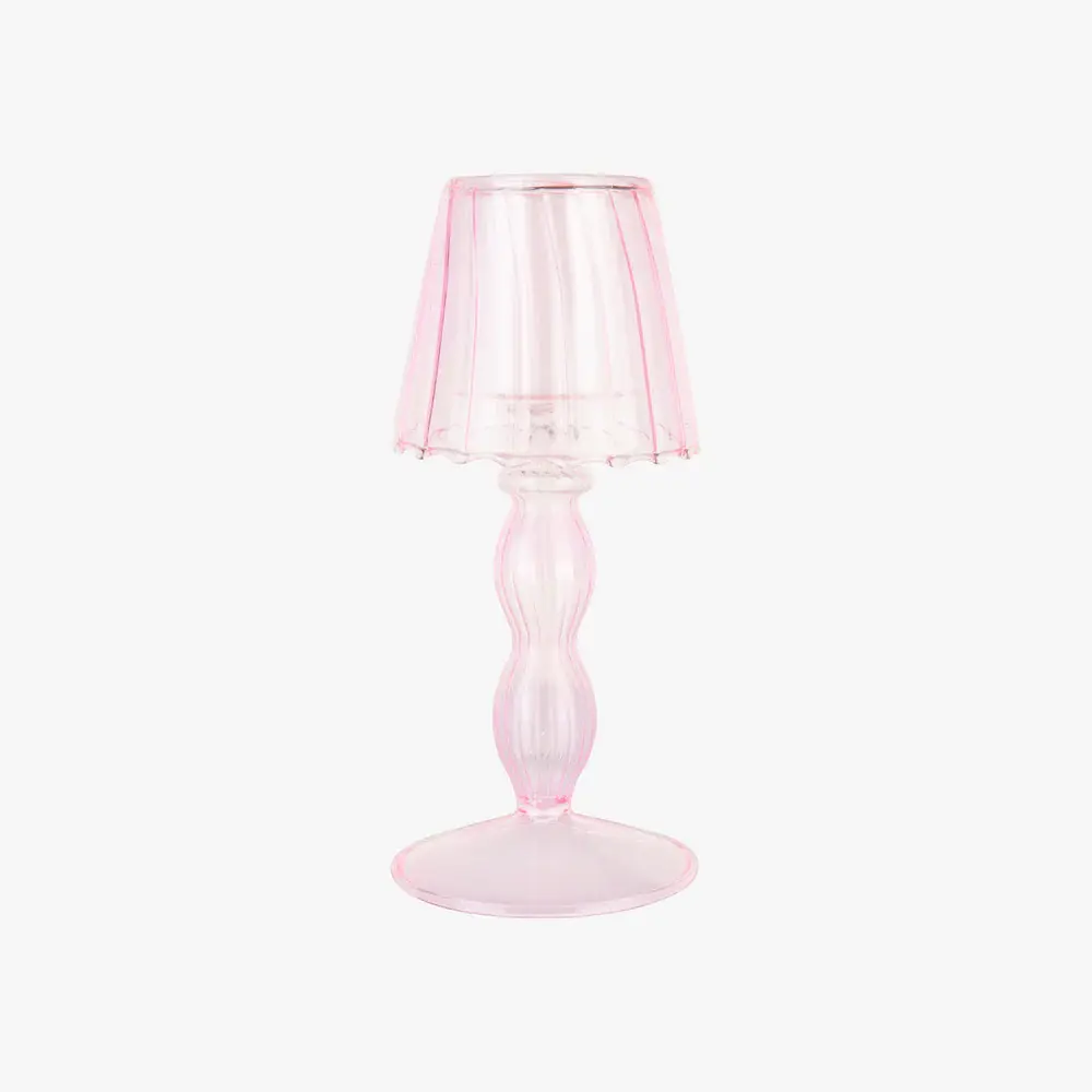 kaarshouder_roze_2 Lepelclub Polly Candle Lantern Pink Lepelclub