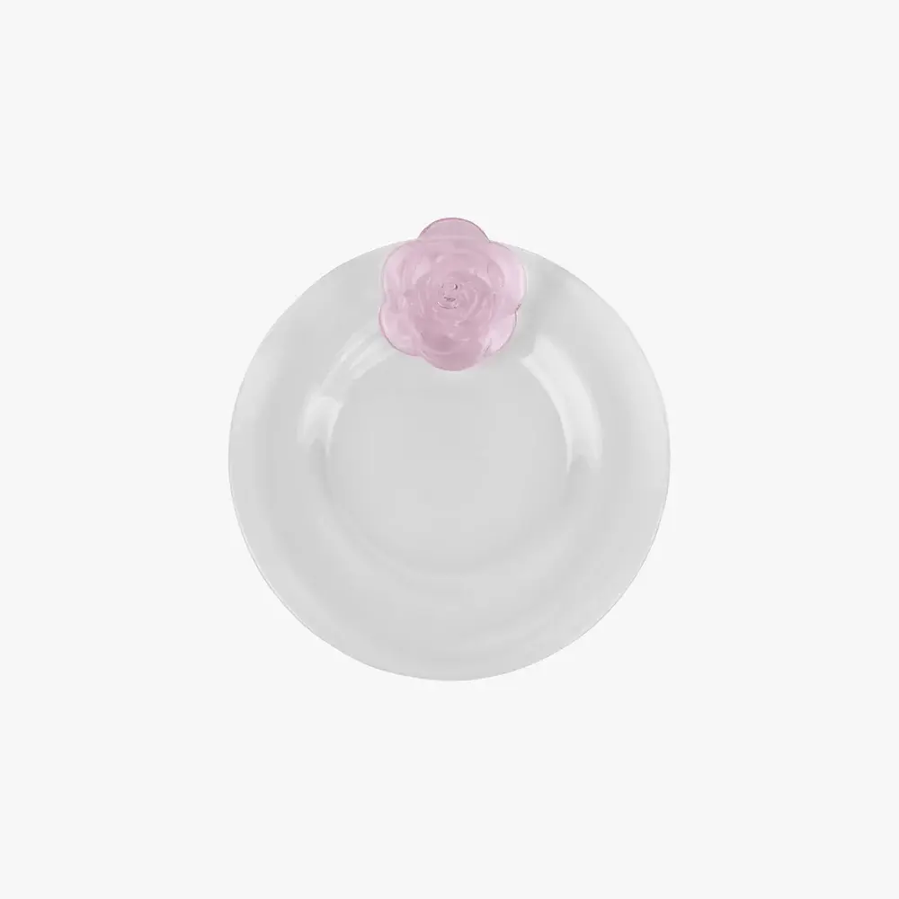 bord_roos_roze_studio Lepelclub Rose Plate