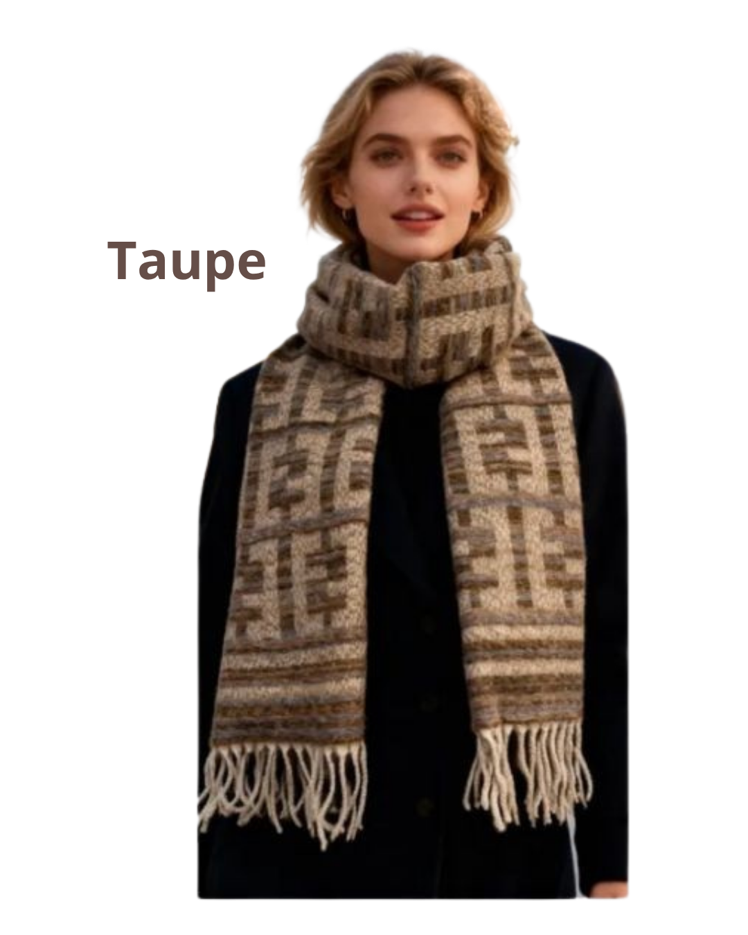 Groenzwart_2 Logo Sjaal