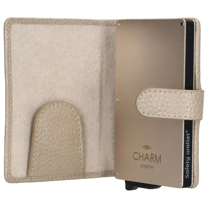 Charm London Washington Creditcard etui Champagne
