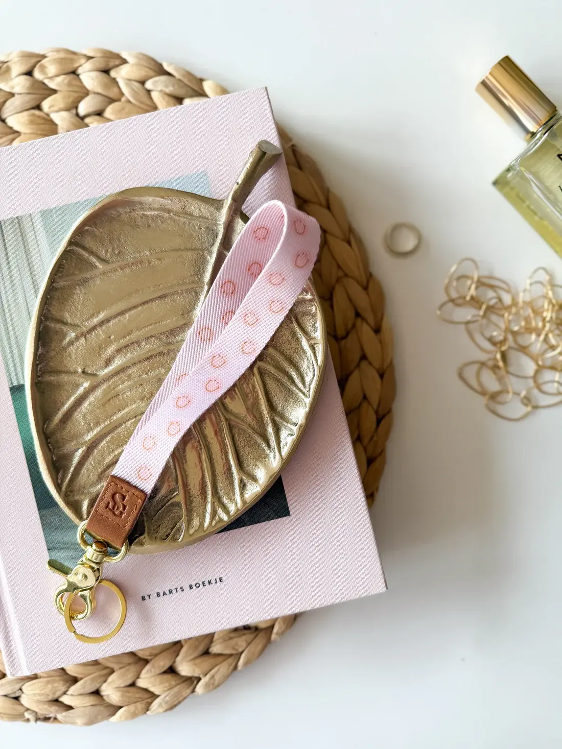 KeycordRozeSmiley_1 Stationery & gift Keycord