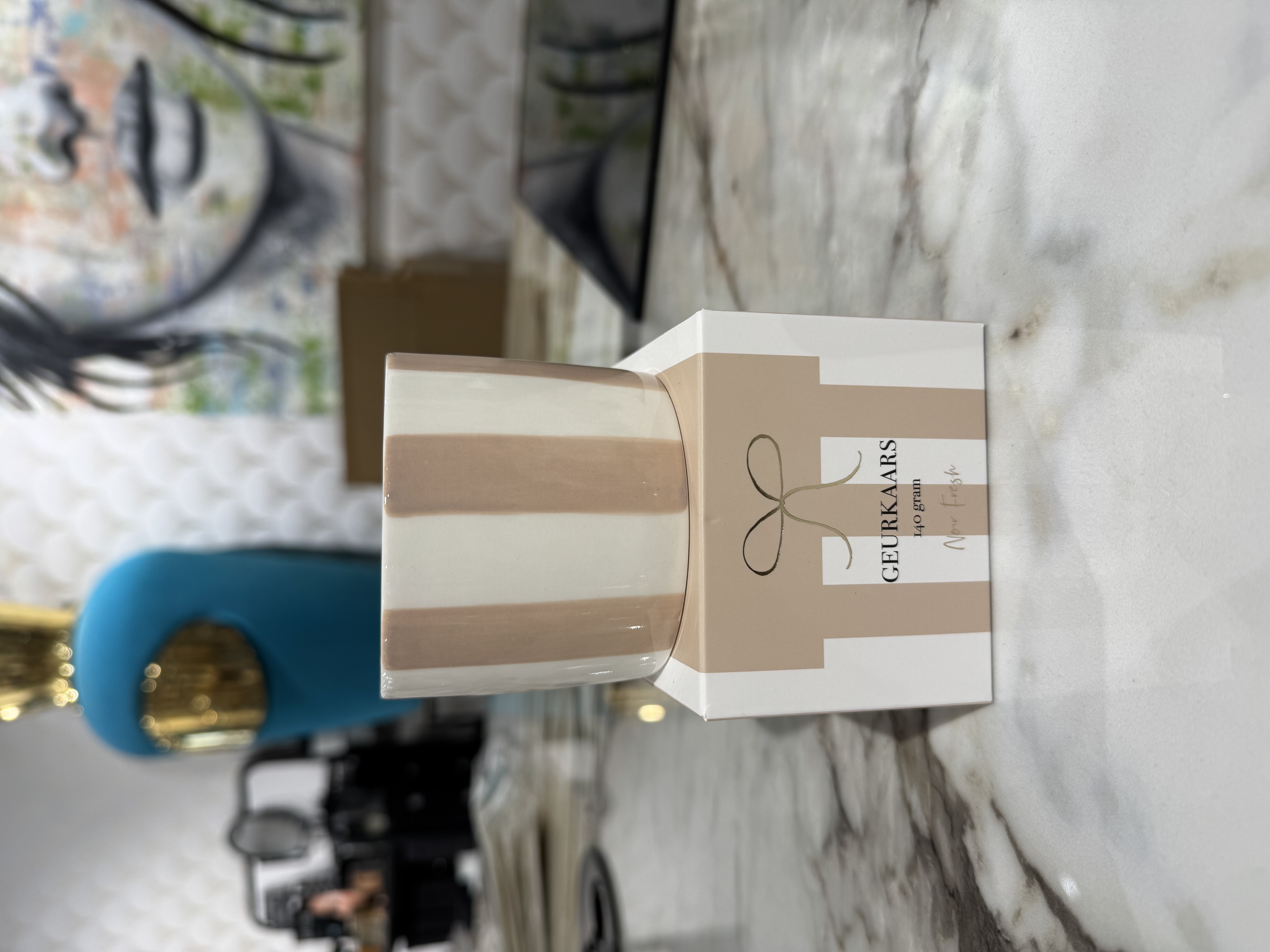 Stationery & gift Geurkaars Noir Fresh