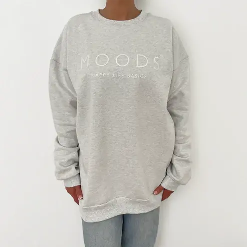 Moods Sweater Oversized Grey
