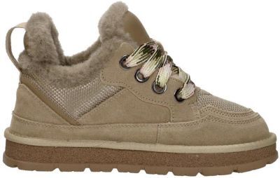shoecolate-shoecolate-veterschoenen-laag-veterschoenen-laag-taupe-i-33430226 Shoecolate Fur Sneaker Beige