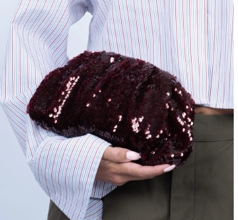 SUI AVA Sequin Clutch Bag